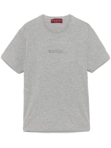 GUCCI - Logo Cotton T-shirt - Gucci - Modalova