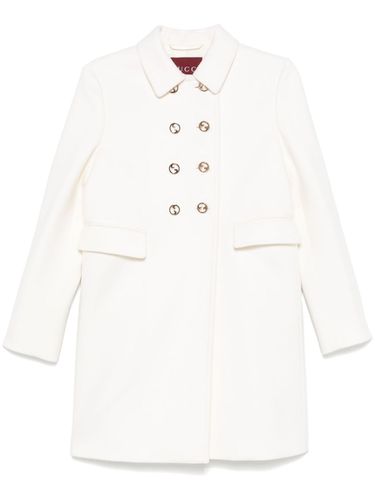 GUCCI - Wool Double-breasted Coat - Gucci - Modalova