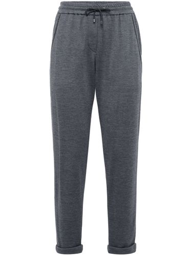 Cotton And Silk Blend Trousers - Brunello Cucinelli - Modalova