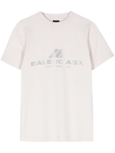 BALENCIAGA - Logo Cotton T-shirt - Balenciaga - Modalova