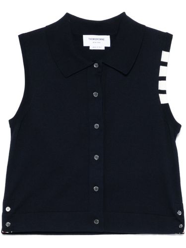 THOM BROWNE - 4bar Cotton Top - Thom Browne - Modalova