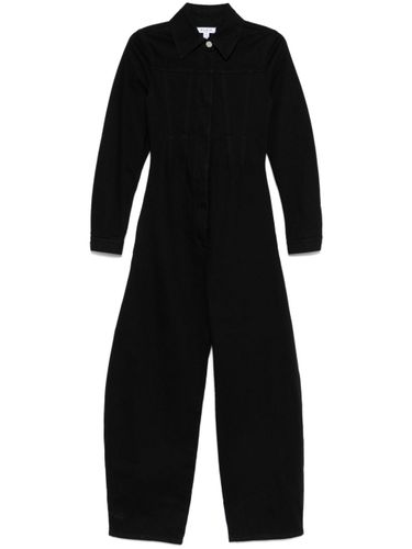 ALAÏA - Round Denim Jumpsuit - AlaÏa - Modalova