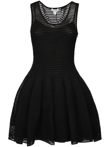 ALAÏA - Short Crinoline Knit Dress - AlaÏa - Modalova