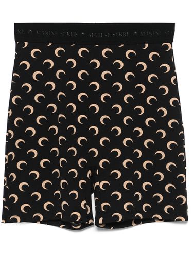 MARINE SERRE - Moon Cyslist Shorts - Marine Serre - Modalova