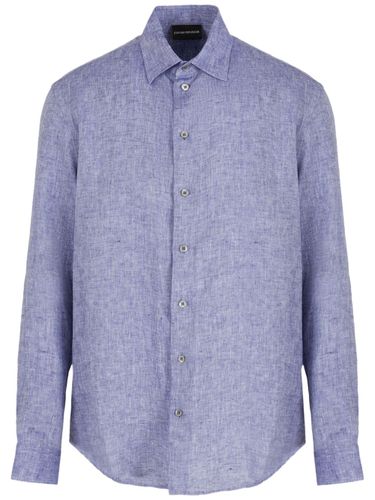 EMPORIO ARMANI - Linen Shirt - Emporio Armani - Modalova