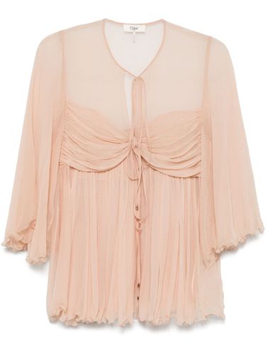 CHLOÉ - Silk Pleated Blouse - Chloé - Modalova