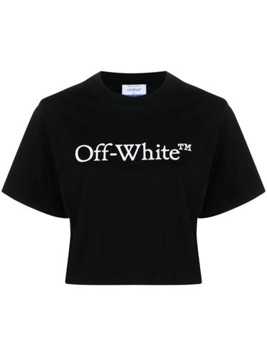 Big Logo Bookish Cropped T-shirt - Off-White - Modalova