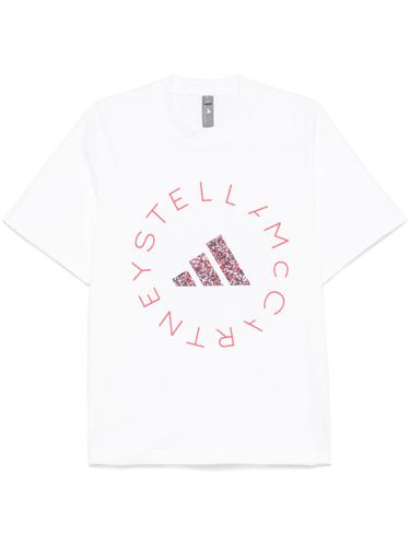 Logo Cotton T-shirt - Adidas By Stella Mccartney - Modalova