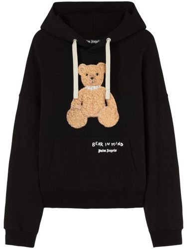 Bear In Mind Cotton Hoodie - Palm Angels - Modalova