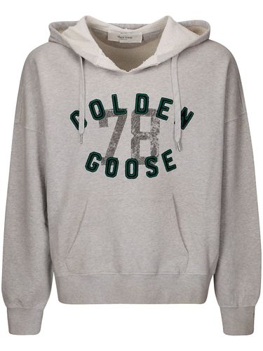 Logo Organic Cotton Hoodie - Golden Goose - Modalova