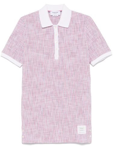 THOM BROWNE - Rwb Cotton Polo Dress - Thom Browne - Modalova