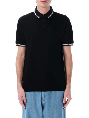 Logo Cotton Polo Shirt - Emporio Armani - Modalova