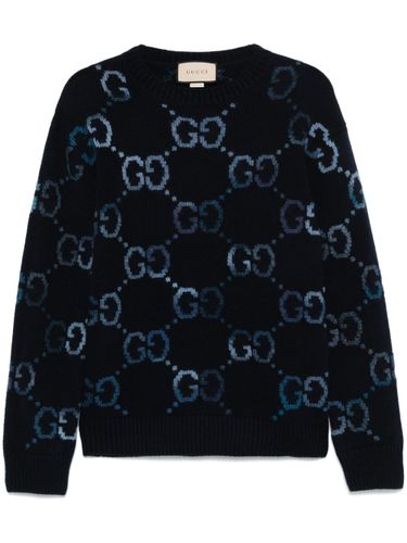 GUCCI - Gg Supreme Wool Sweater - Gucci - Modalova