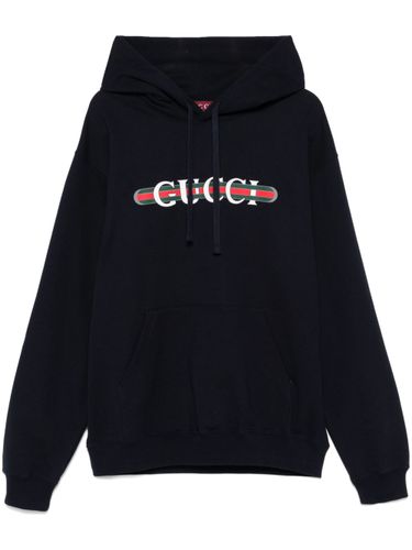 GUCCI - Logo Cotton Hoodie - Gucci - Modalova