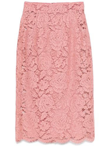 DOLCE & GABBANA - Lace Midi Skirt - Dolce & Gabbana - Modalova