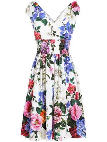 Printed Cotton Dress - Dolce & Gabbana - Modalova