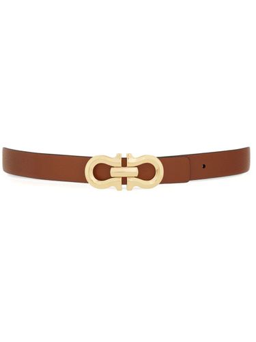 FERRAGAMO - Gancini Leather Belt - Ferragamo - Modalova