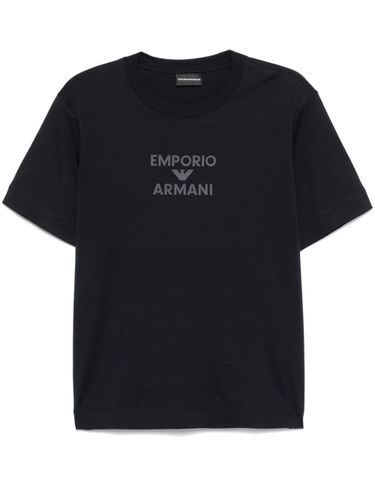 Logo Cotton T-shirt - Emporio Armani - Modalova