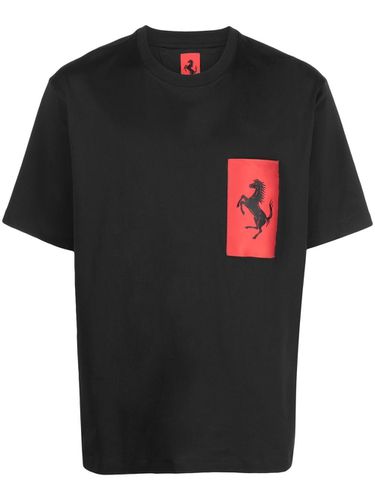 FERRARI - T-shirt With Logo Print - Ferrari - Modalova