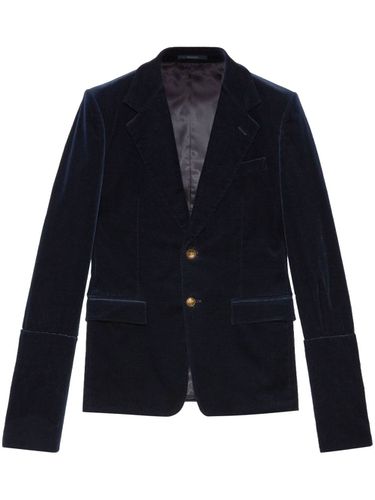 Elegant Jacket In Cotton Velvet - Gucci - Modalova