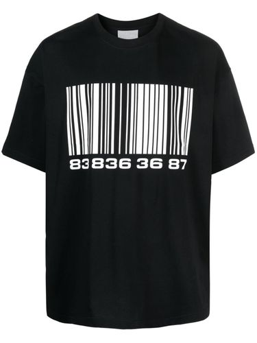 VTMNTS - Barcode Print T-shirt - VTMNTS - Modalova