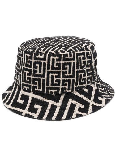 BALMAIN - Hat With Print - Balmain - Modalova