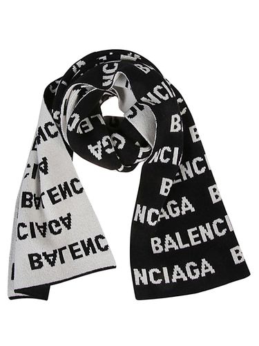 BALENCIAGA - Scarf With Logo - Balenciaga - Modalova