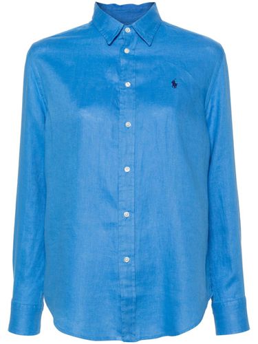 Cotton Shirt With Logo - Polo Ralph Lauren - Modalova
