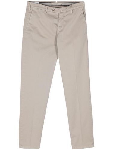 LUIGI BIANCHI - Trousers With Logo - Luigi Bianchi - Modalova