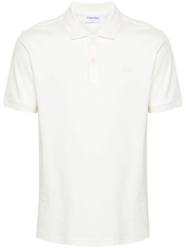 CALVIN KLEIN - Cotton Polo Shirt - Calvin Klein - Modalova