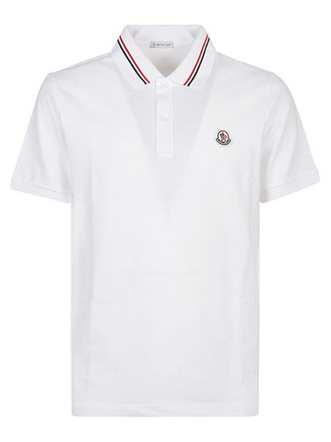 MONCLER - Cotton Polo Shirt - Moncler - Modalova