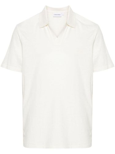 CALVIN KLEIN - Cotton Polo Shirt - Calvin Klein - Modalova