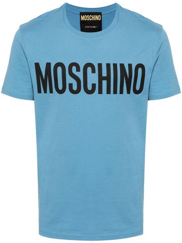 MOSCHINO - Cotton T-shirt With Logo - Moschino - Modalova