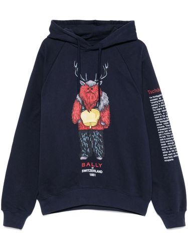 BALLY - Printed Hoodie - Bally - Modalova