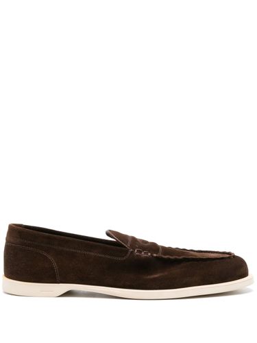 Pace Suede Oval Flexi Cream Moccasin - John Lobb - Modalova