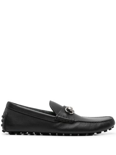 GUCCI - Moccasin With Logo - Gucci - Modalova