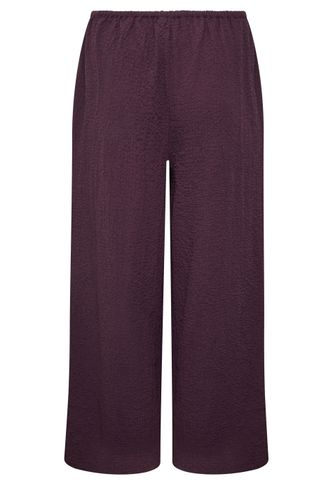 Pantalon Large Violet Texturé Size Regular > 44 - Yours - Modalova