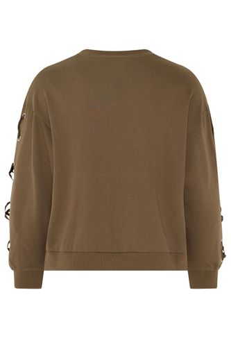 Sweatshirt Marron À Œillets Size 48 - Limited Collection - Modalova