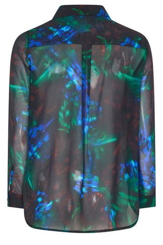 Plus Size Abstract Print Shirt Size 40 - Yours London - Modalova
