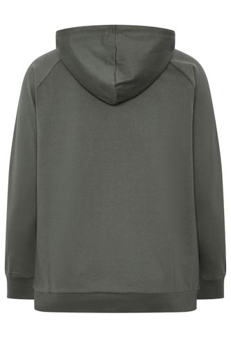 Sweat À Capuche Zippé Gris Size 46 - Yours - Modalova