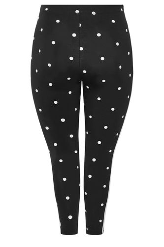 Legging De Sport Noir À Pois Size 52 - Yours - Modalova