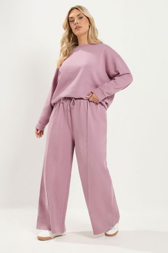 Pantalon De Jogging Large Rose Size Regular > 38-40 - Yours - Modalova
