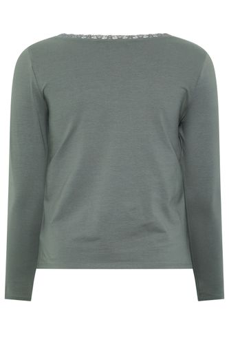 Haut Gris Bordé De Dentelle Size 40 - Limited Collection - Modalova
