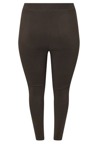 Legging Côtelé Marron Chocolat Size 40 - Yours - Modalova