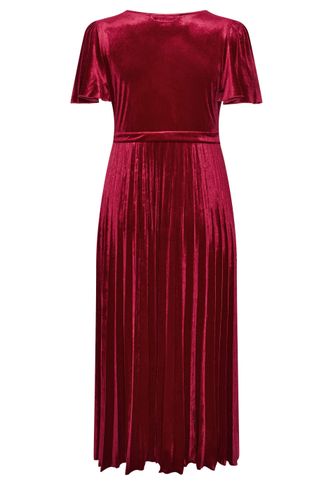 Robe Cachecœur Liedevin En Velours Size 52 - Yours London - Modalova