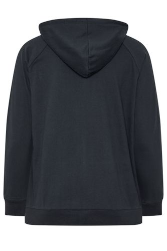 Sweat À Capuche Zippé Bleu Marine Size 40 - Yours - Modalova