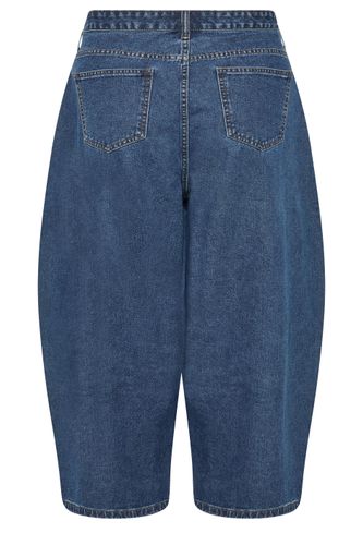 Jean Barrel Plissé Bleu Size 44 - Yours - Modalova