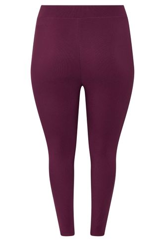 Legging Côtelé Bordeaux Size 40 - Yours - Modalova