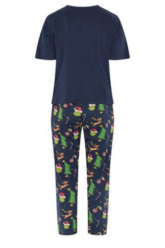 Ensemble De Pyjama Bleu Marine Le Grinch Size 46 - Limited Collection - Modalova