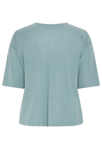 Top Côtelé Bleu À Détails Cloutés Size 44 - Yours - Modalova